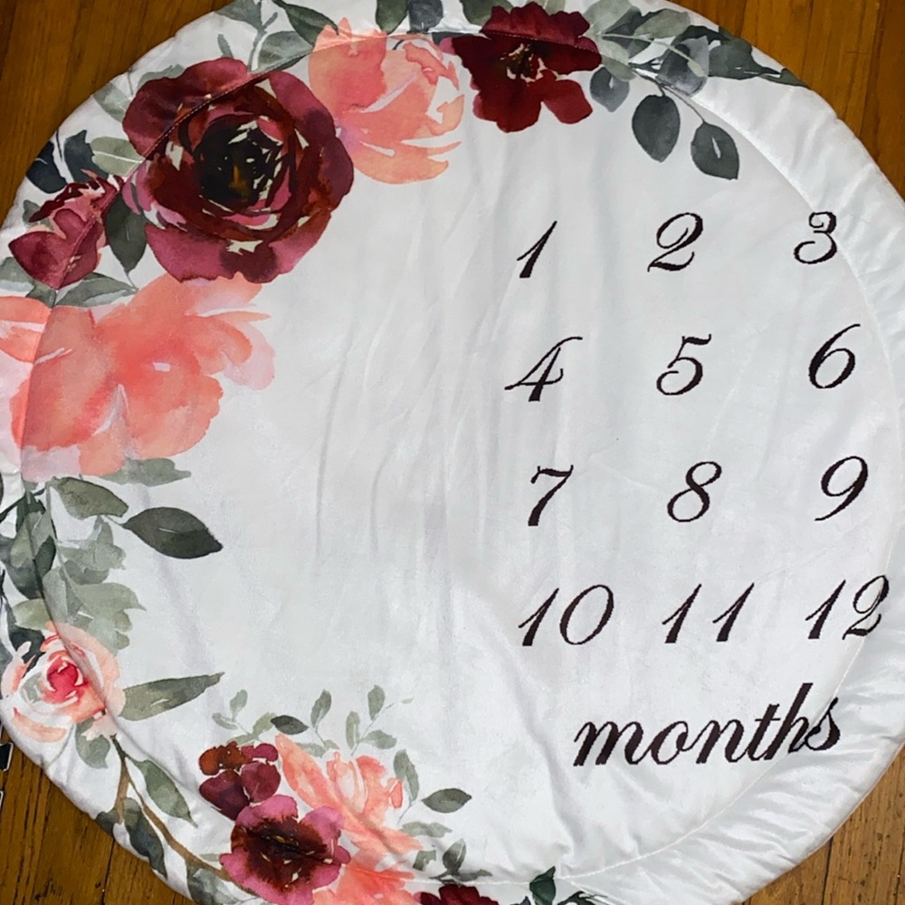 Milestone Photo Mat Round